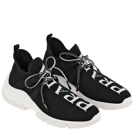 basket prada noir femme|Baskets de luxe pour Femme .